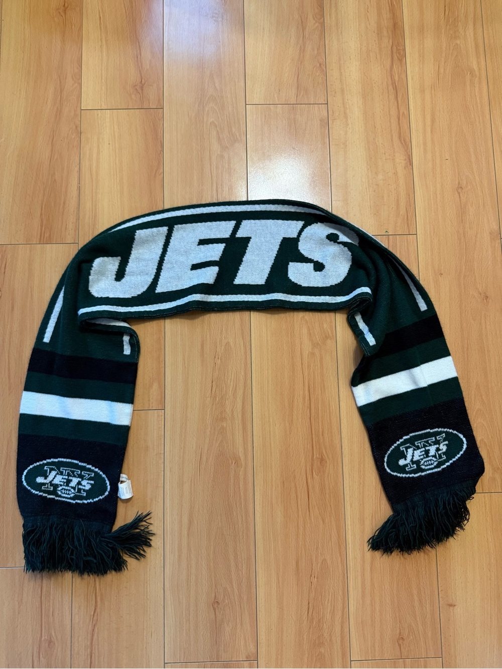 NFL New York Jets Green & White Team Scarf
